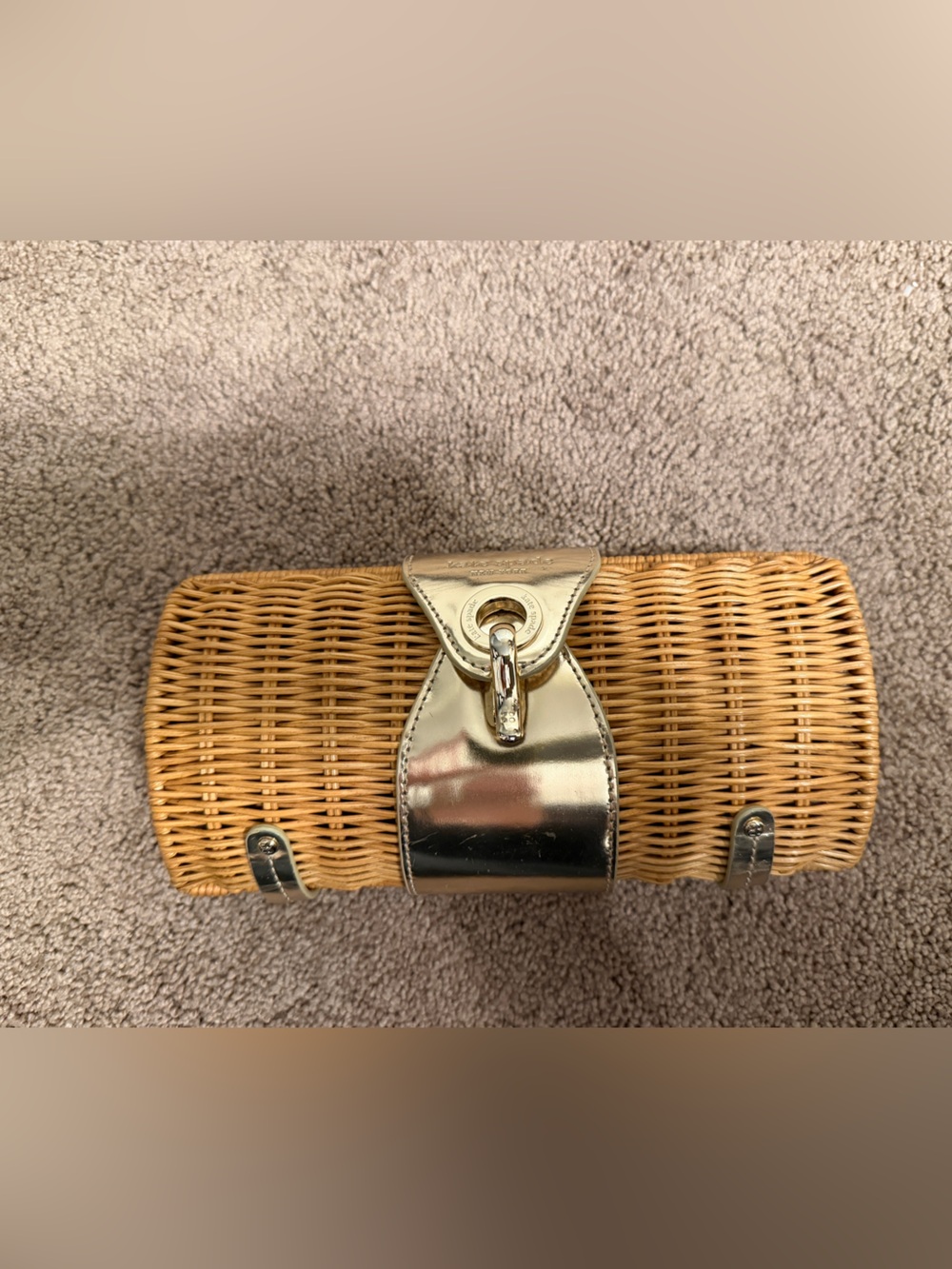Kate Spade Wicker Clutch